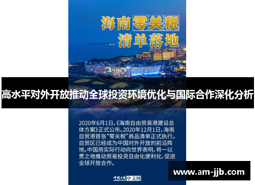 高水平对外开放推动全球投资环境优化与国际合作深化分析